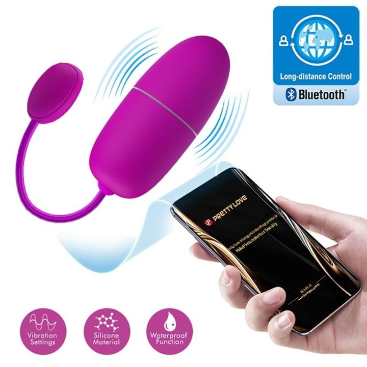Vibrierendes Ei der Nymphe, App-Gesteuert, Lila von Pretty Love Bottom | Fesselliebe.de