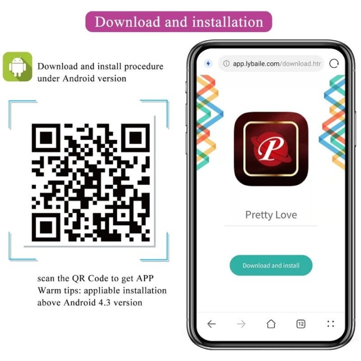 Vibrierendes Ei der Nymphe, App-Gesteuert, Lila von Pretty Love Bottom | Fesselliebe.de