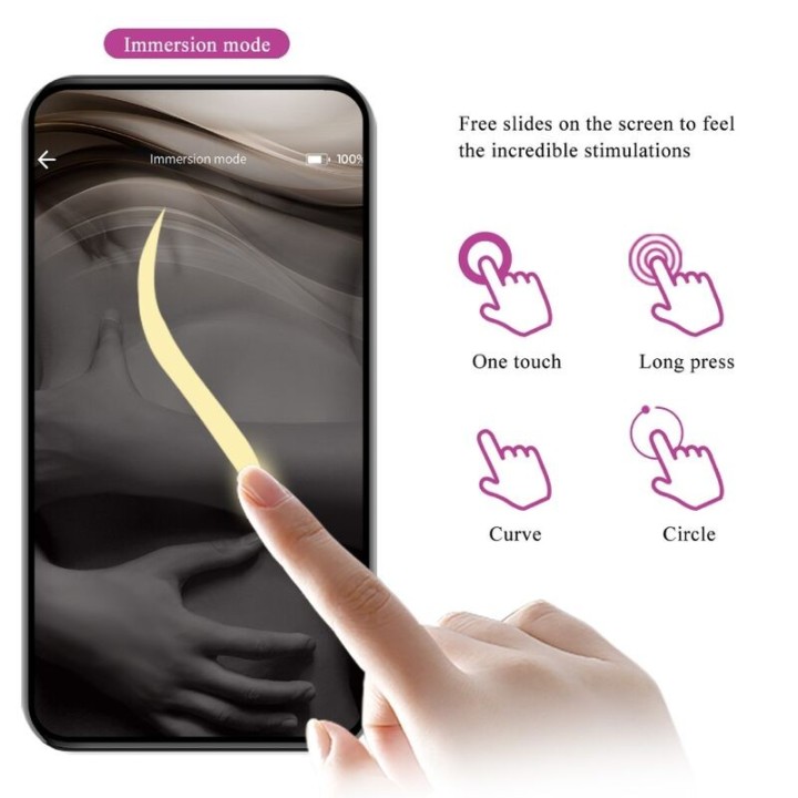 Vibrierendes Ei der Nymphe, App-Gesteuert, Lila von Pretty Love Bottom | Fesselliebe.de