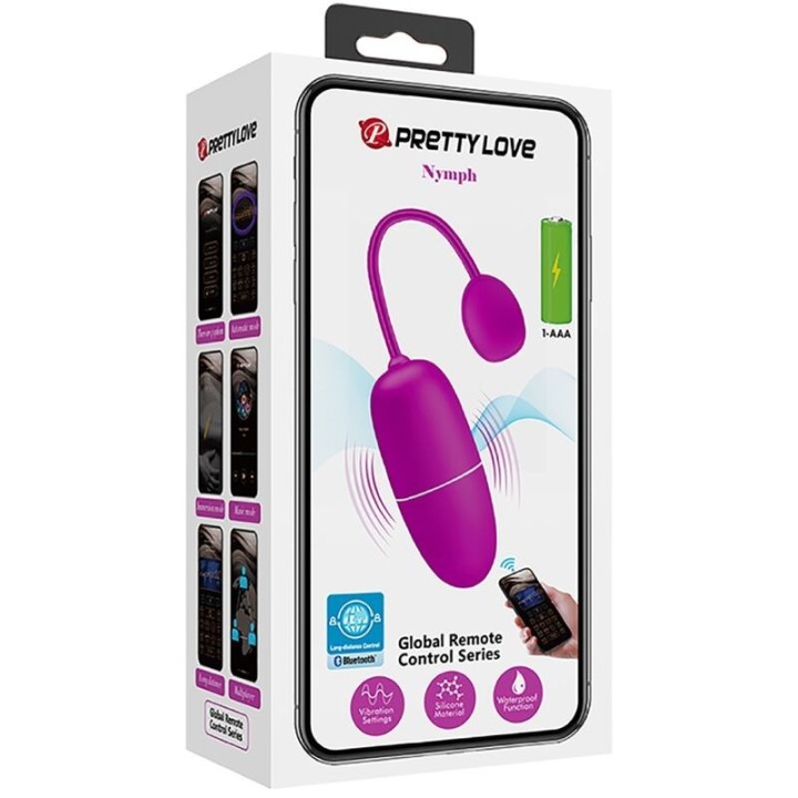 Vibrierendes Ei der Nymphe, App-Gesteuert, Lila von Pretty Love Bottom | Fesselliebe.de