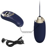 Mina Vibrierendes Ei mit Fernbedienung Blau von Pretty Love Led | Fesselliebe.de