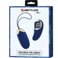Mina Vibrierendes Ei mit Fernbedienung Blau von Pretty Love Led