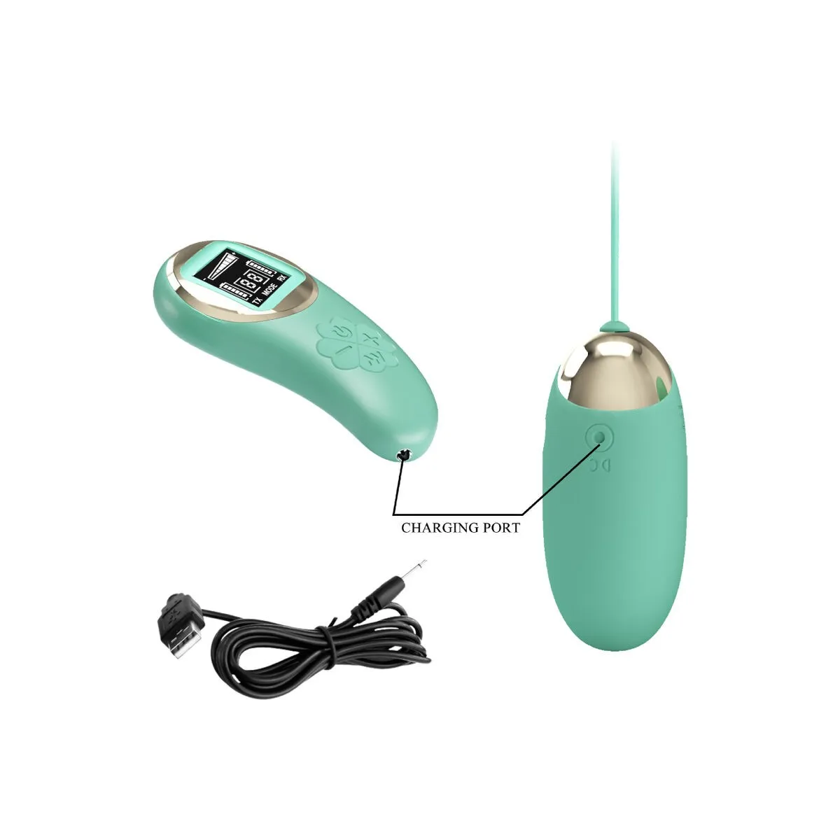 Grüne mit Fernbedienung, Vibrierende Eiermine von Pretty Love Led | Fesselliebe.de