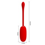 Julius Wasserdichtes, wiederaufladbares Vibrierendes Ei Rot von Pretty Love Smart | Fesselliebe.de