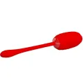 Kirk wiederaufladbares Vibrationsei Rot von Pretty Love Smart