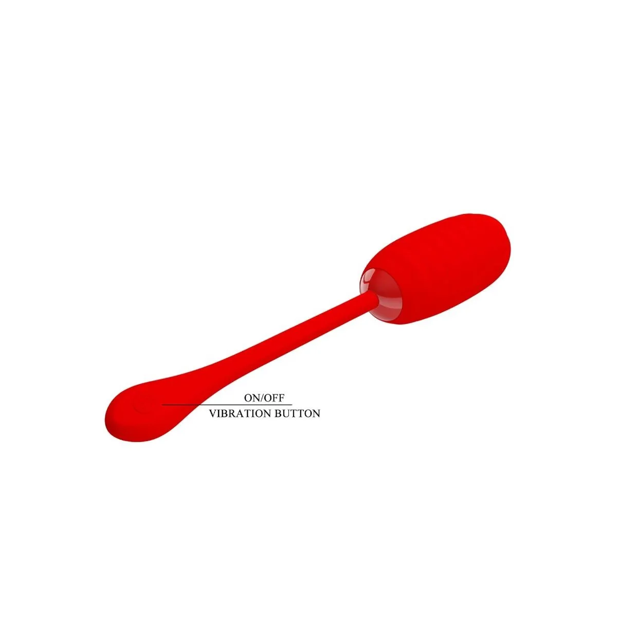 Kirk wiederaufladbares Vibrationsei Rot von Pretty Love Smart | Fesselliebe.de