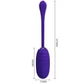 Kirk wiederaufladbares Vibrationsei Lila von Pretty Love Smart