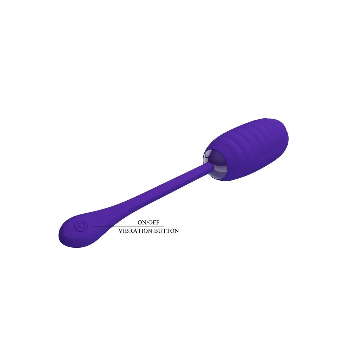 Kirk wiederaufladbares Vibrationsei Lila von Pretty Love Smart | Fesselliebe.de