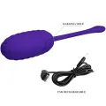 Kirk wiederaufladbares Vibrationsei Lila von Pretty Love Smart
