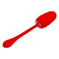 Vibrierendes Ei mit Roter wiederaufladbarer Meerestextur von Pretty Love Smart