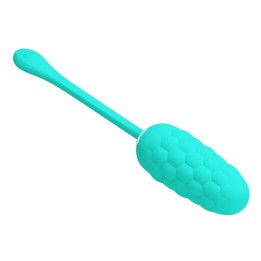 Vibrierendes Ei mit wiederaufladbarer Meerestextur In Aquagrün von Pretty Love Smart | Fesselliebe.de