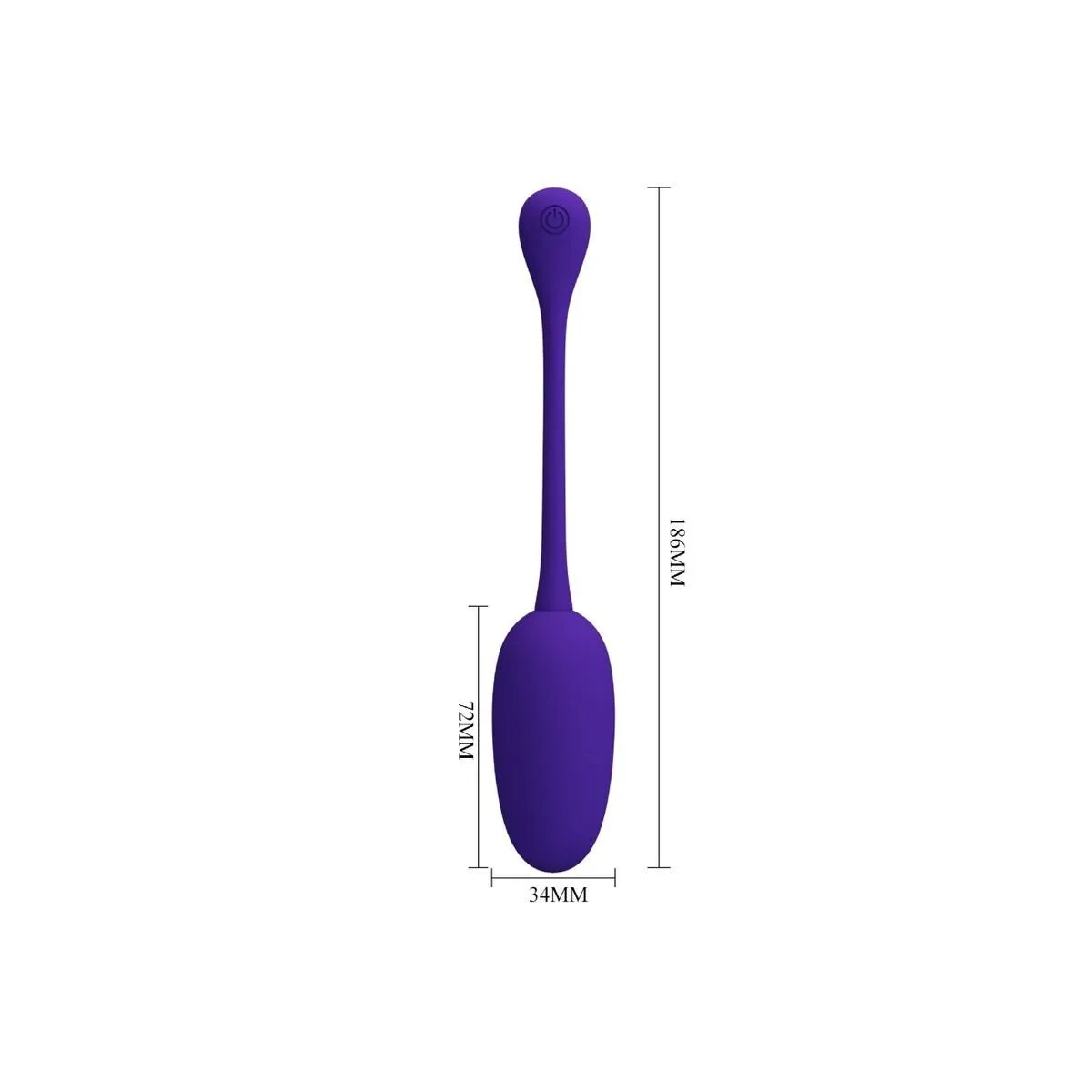 Knucker Purple wiederaufladbares Vibrations-Ei von Pretty Love Flirtation | Fesselliebe.de