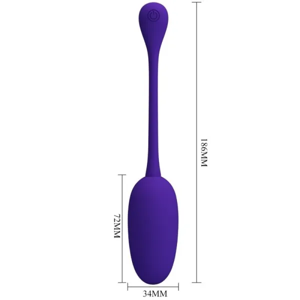 Knucker Purple wiederaufladbares Vibrations-Ei von Pretty Love Flirtation | Fesselliebe.de