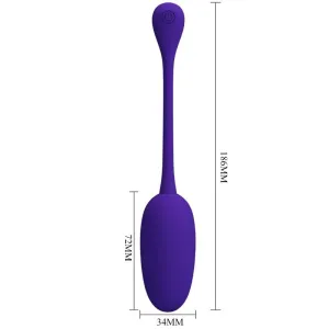 Knucker Purple wiederaufladbares Vibrations-Ei von Pretty Love Flirtation