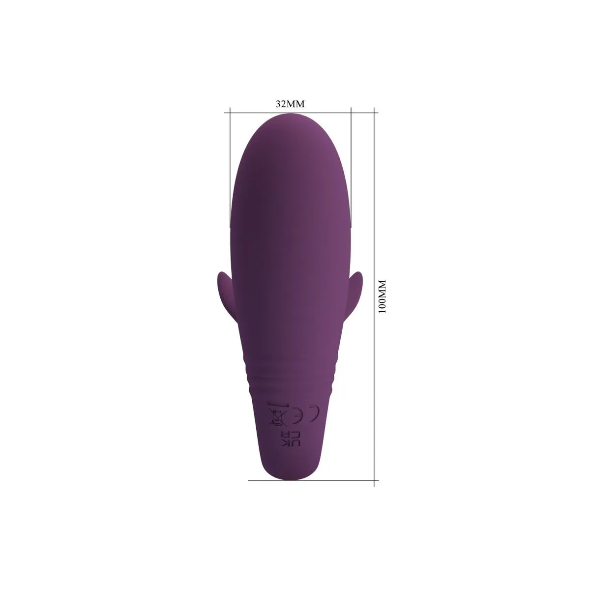 Jayleen Vibrator mit App-Fernbedienung Lila von Pretty Love Led | Fesselliebe.de