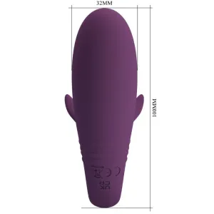 Jayleen Vibrator mit App-Fernbedienung Lila von Pretty Love Led