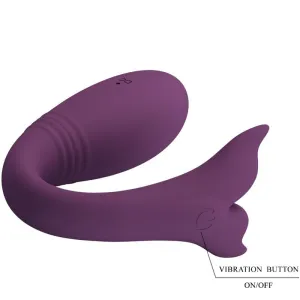 Jayleen Vibrator mit App-Fernbedienung Lila von Pretty Love Led
