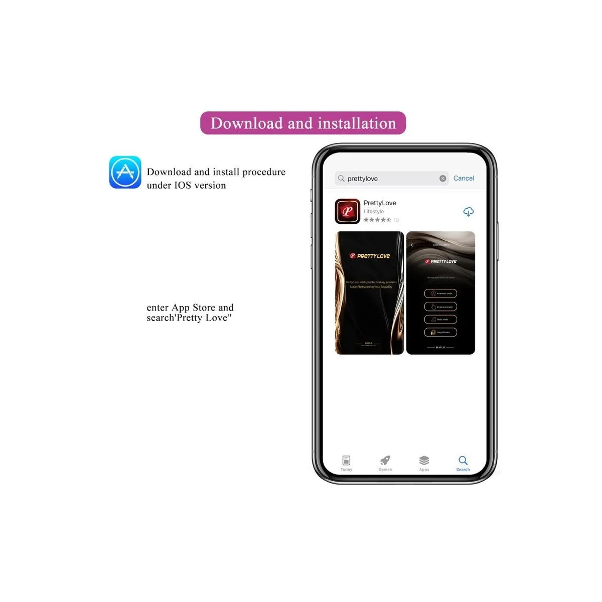 Jayleen Vibrator mit App-Fernbedienung Lila von Pretty Love Led | Fesselliebe.de