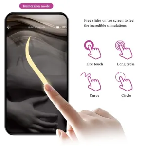 Jayleen Vibrator mit App-Fernbedienung Lila von Pretty Love Led