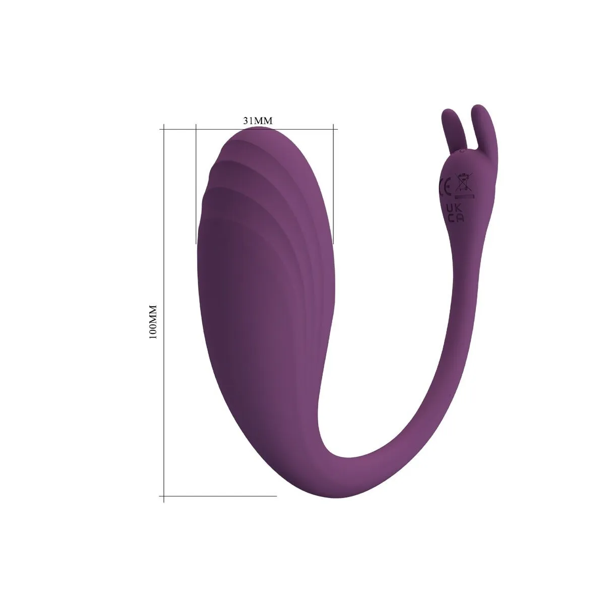 Catalina Vibrator App mit Fernbedienung Lila von Pretty Love Led | Fesselliebe.de