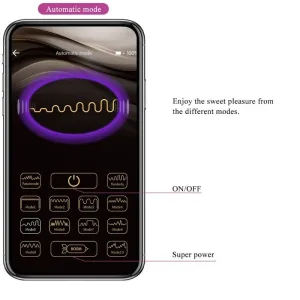 Catalina Vibrator App mit Fernbedienung Lila von Pretty Love Led
