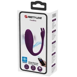 Catalina Vibrator App mit Fernbedienung Lila von Pretty Love Led