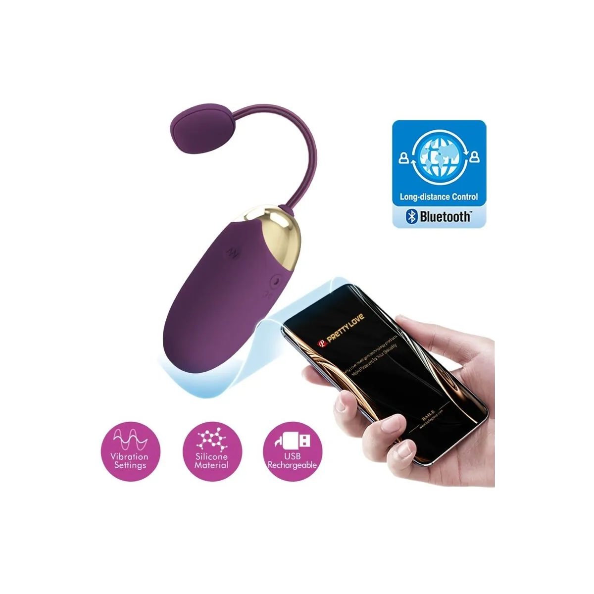 Abner App Lilac von Pretty Love | Fesselliebe.de