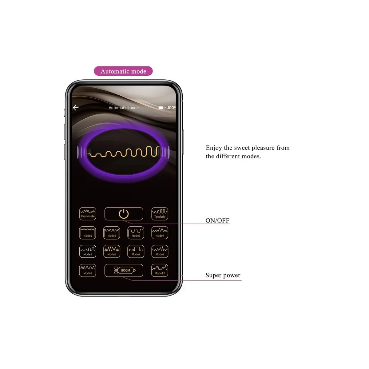 Abner App Lilac von Pretty Love | Fesselliebe.de