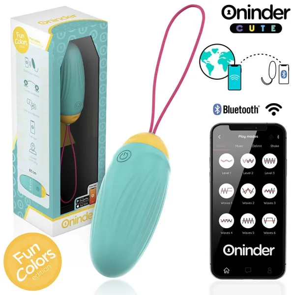 Love Pleasure Vibro-Rotierendes Silikon-Edelstein-Ei - Kostenlose Weltweite App von Oninder Cute | Fesselliebe.de