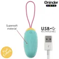 Love Pleasure Vibro-Rotierendes Silikon-Edelstein-Ei - Kostenlose Weltweite App von Oninder Cute