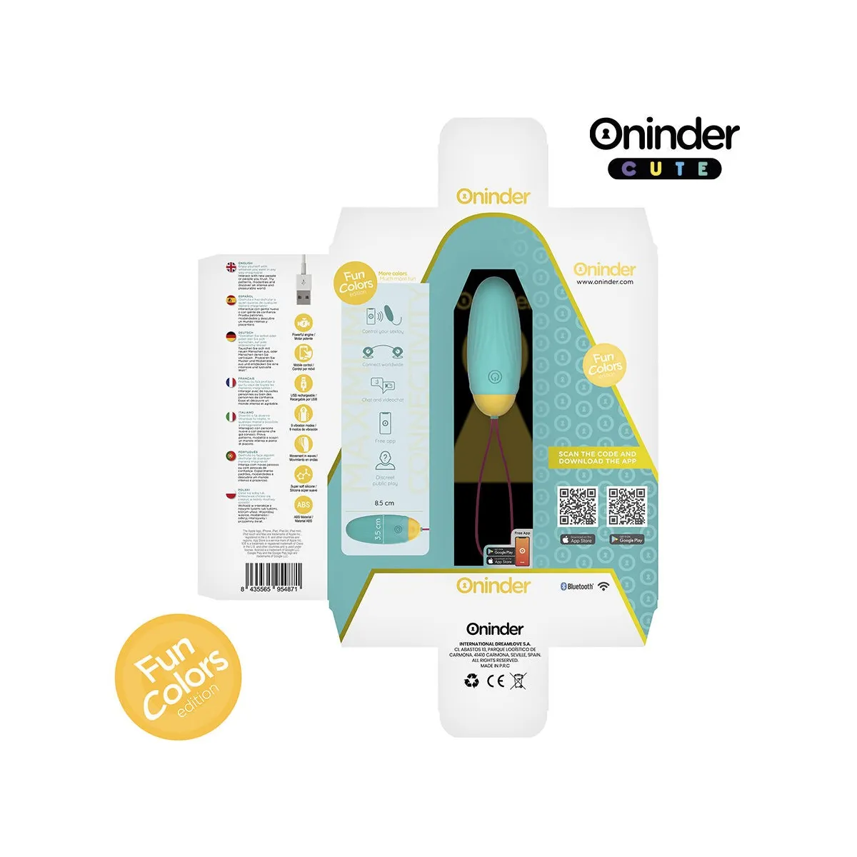 Love Pleasure Vibro-Rotierendes Silikon-Edelstein-Ei - Kostenlose Weltweite App von Oninder Cute | Fesselliebe.de