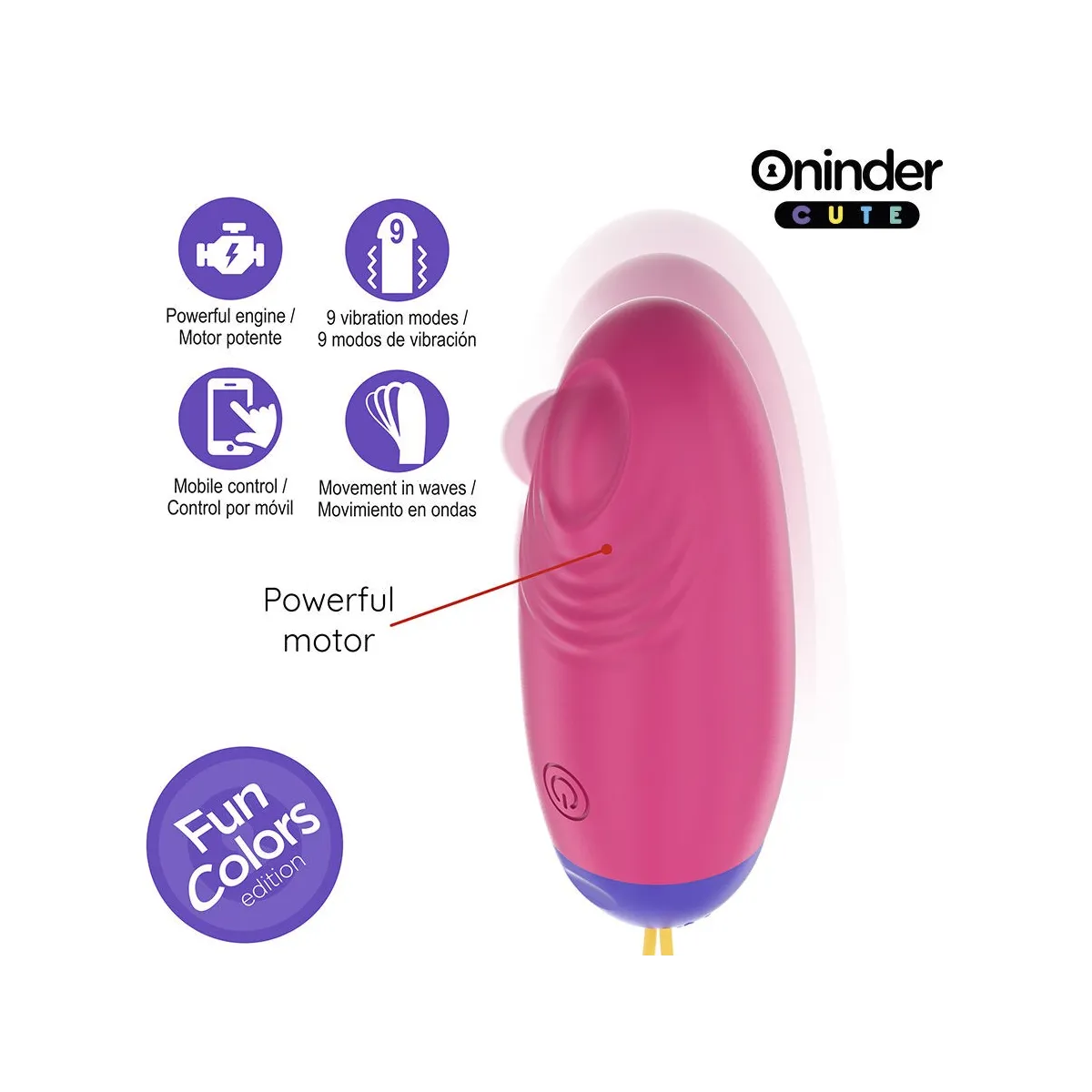 Love Pleasure Vibro-Wave Tapping Silikon-Ei - Kostenlose Weltweite App von Oninder Cute | Fesselliebe.de