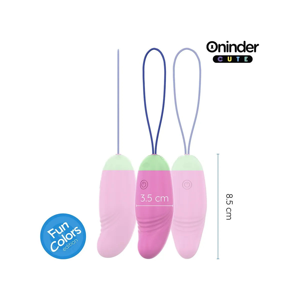 Love Pleasure Vibro-Rotierendes Ei 360° Silikon - Kostenlose Weltweite App von Oninder Cute | Fesselliebe.de