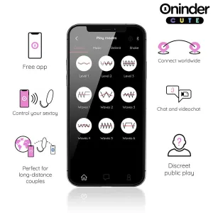 Love Pleasure Vibro-Rotierendes Ei 360° Silikon - Kostenlose Weltweite App von Oninder Cute