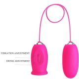 Daisy Vibrierendes Ei + Klitoris Stimulierende Zunge Rosa von Pretty Love | Fesselliebe.de