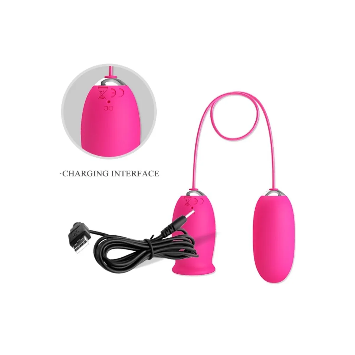 Daisy Vibrierendes Ei + Klitoris Stimulierende Zunge Rosa von Pretty Love | Fesselliebe.de