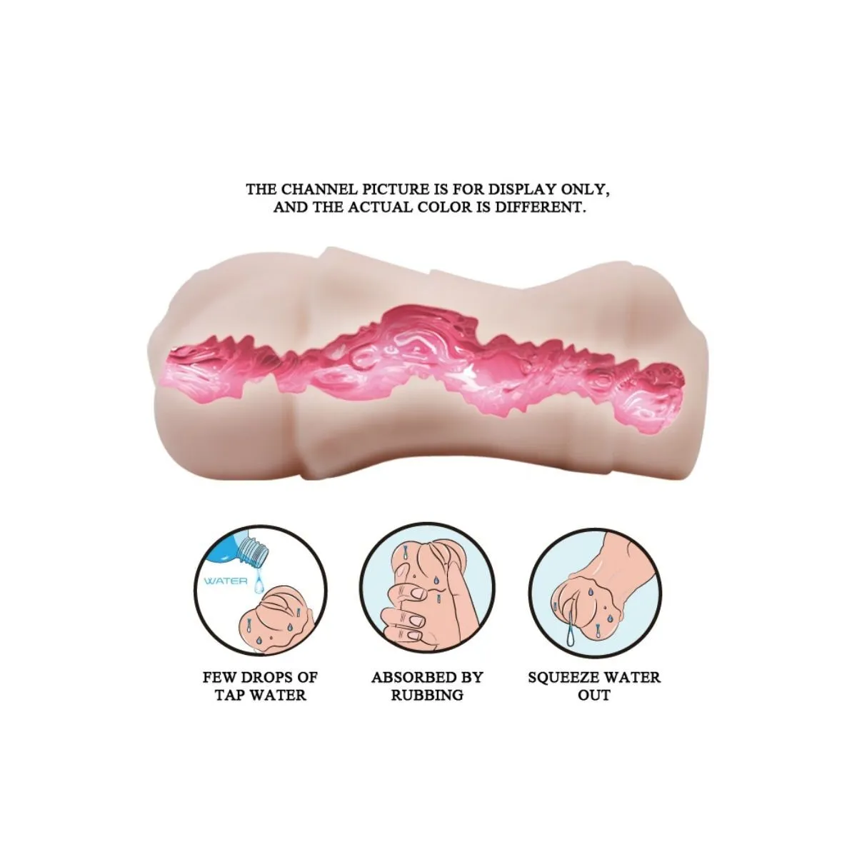 Water Skin Vagina Masturbator mit Vibrierender Bullet 2 von Crazy Bull | Fesselliebe.de