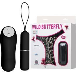 Stringtanga mit Vibrationskugel und mit Fernbedienung, Schwarz von Baile Stimulating | Fesselliebe.de