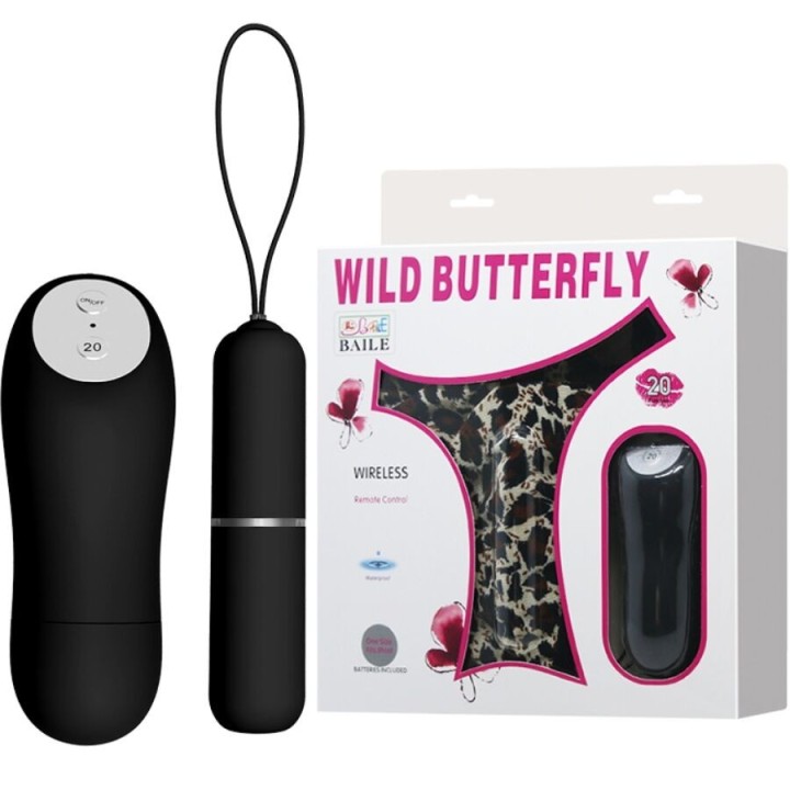 Stringtanga mit Vibrationskugel und mit Fernbedienung, Schwarz von Baile Stimulating | Fesselliebe.de