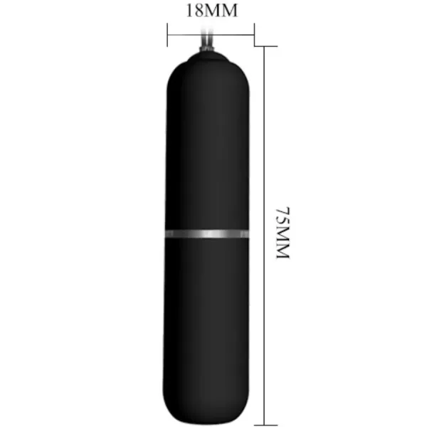 Stringtanga mit Vibrationskugel und mit Fernbedienung, Schwarz von Baile Stimulating | Fesselliebe.de