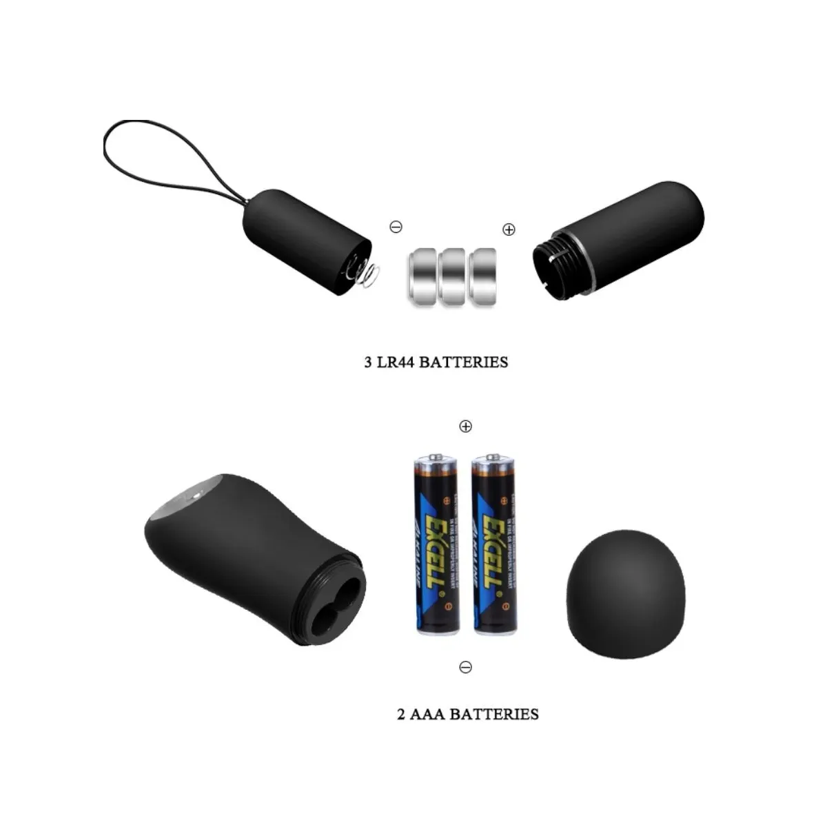 Stringtanga mit Vibrationskugel und mit Fernbedienung, Schwarz von Baile Stimulating | Fesselliebe.de