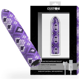 Rechargeable Snake Purple Magnetic Bullet 10v von Custom Bullets | Fesselliebe.de