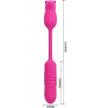 Nobikuma Rosa Silikon-Vibrierbullet von Pretty Love Flirtation