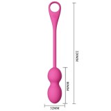 Elvira Pink wiederaufladbare Vibrierbälle von Pretty Love Smart | Fesselliebe.de