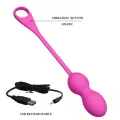 Elvira Pink wiederaufladbare Vibrierbälle von Pretty Love Smart