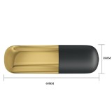 Goldener wiederaufladbarer Kugelvibrator von Pretty Love Bottom | Fesselliebe.de