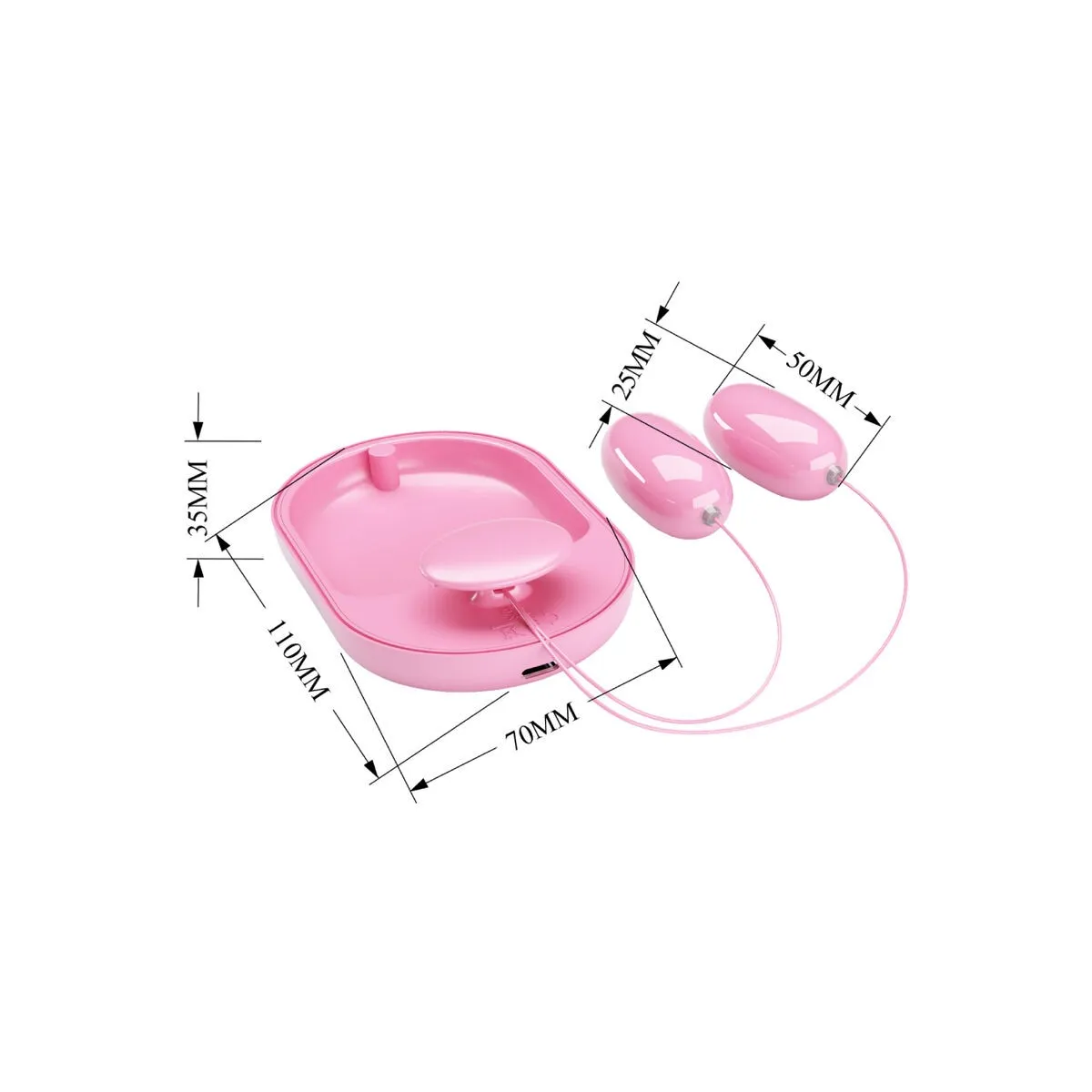 Fun Box Rosa Vibrierende Kugel von Pretty Love Flirtation | Fesselliebe.de