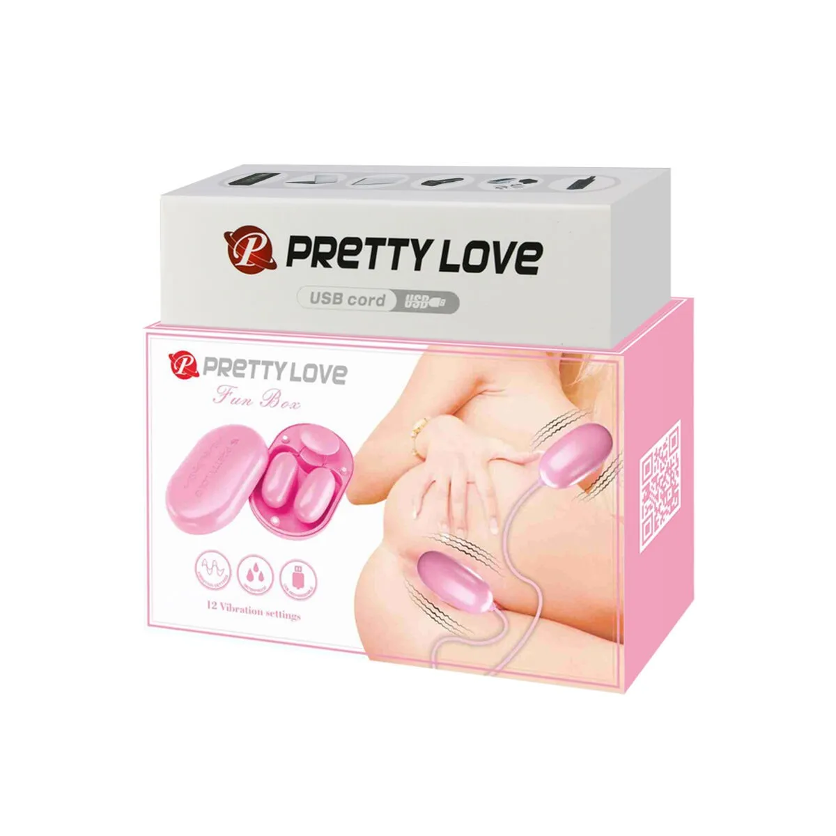 Fun Box Rosa Vibrierende Kugel von Pretty Love Flirtation | Fesselliebe.de
