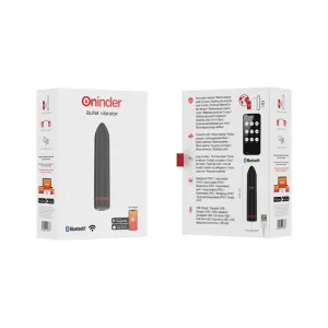 Berlin Bullet Vibrator Schwarz 9 Modi 8,5 X 2 cm - Kostenlose App von Oninder