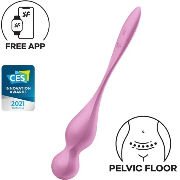 Love Birds Vibrierende Kegel-Kugeln Rosa von Satisfyer Balls | Fesselliebe.de